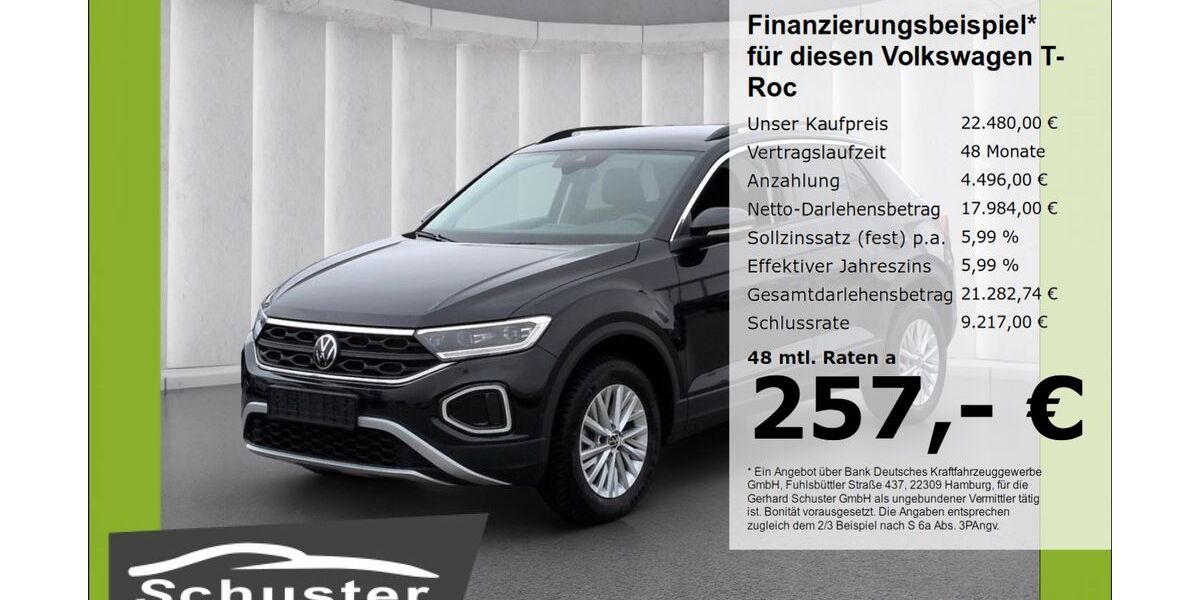 VW T-Roc 26.315 km 22.179 &euro; Ruhstorf 94099