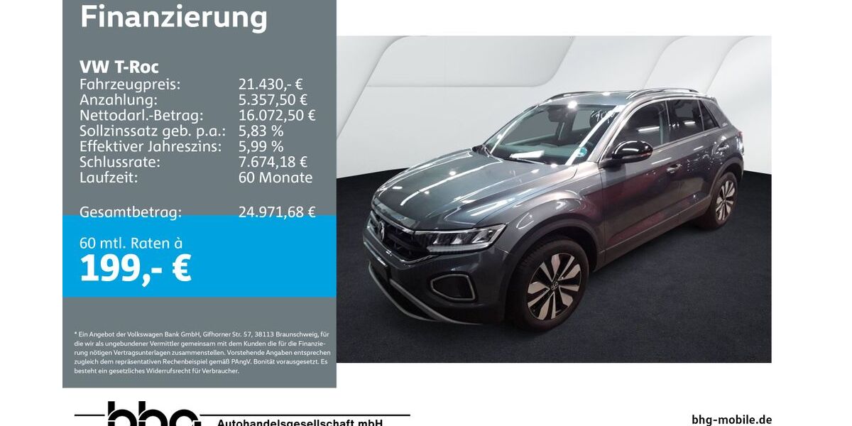 VW T-Roc 25.699 km 21.430 &euro; Albstadt 72458