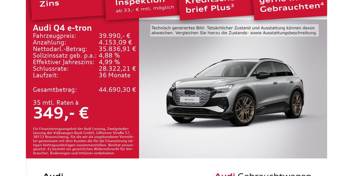 Audi Q4 e-tron 35.960 km 39.490 &euro; Dresden 01067