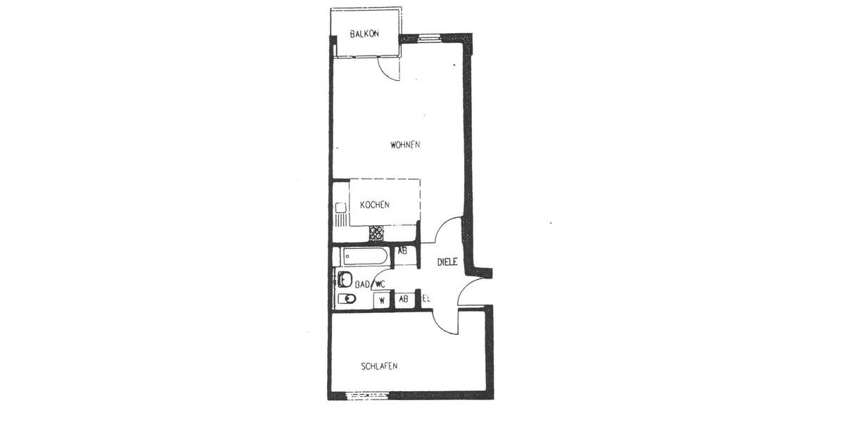 Etagenwohnung Leipzig Großzschocher - 2 Zimmer, 63 m&sup2;, 598&euro; | Angebot:26313082
