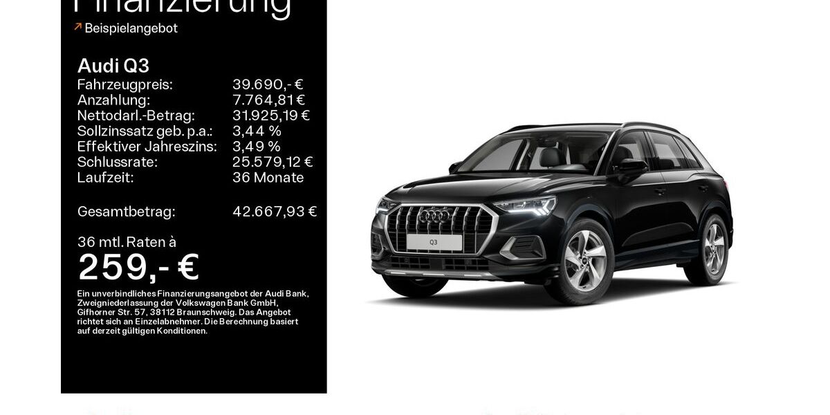 Audi Q3 17.626 km 39.690 &euro; Oberursel 61440