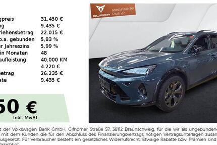 Cupra Formentor 18.450 km 31.450 &euro; Nürnberg 90441