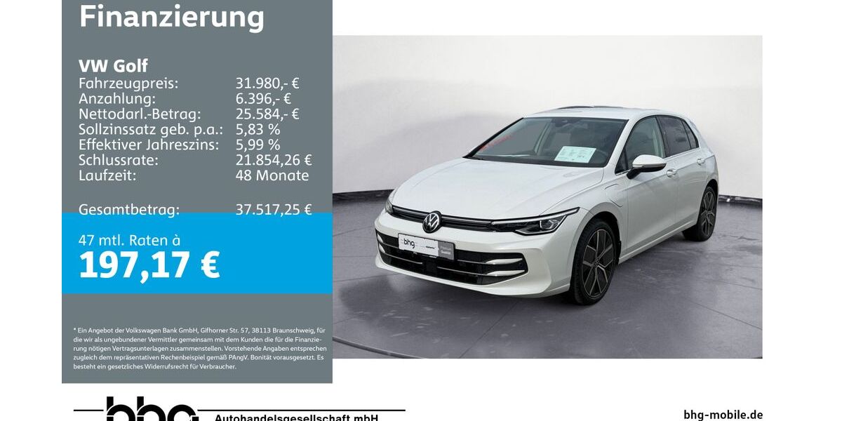 VW Golf 13.713 km 31.610 &euro; Mössingen 72116