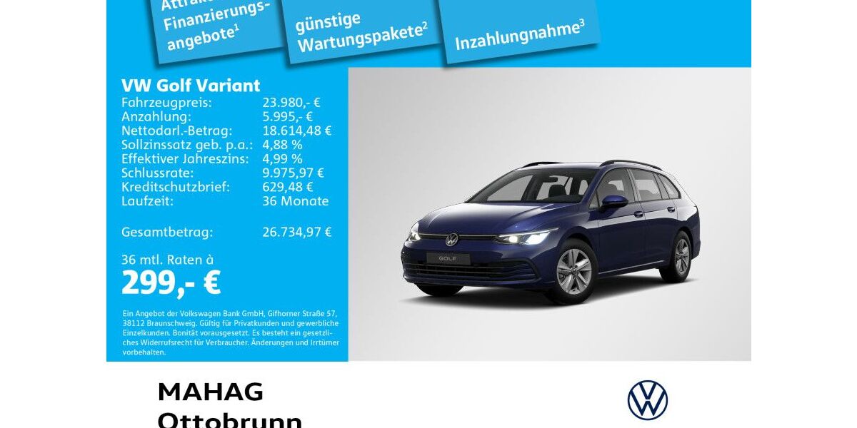 VW Golf 18.612 km 23.980 &euro; Ottobrunn 85521