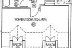 Dachgeschoßwohnung Kolbermoor - 1 Zimmer, 34 m&sup2;, 239.000&euro; | Angebot:26421675
