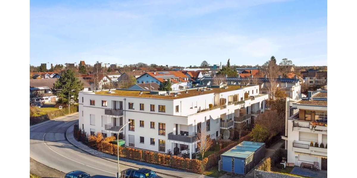 Offenes Wohnkonzept | Schwellenfrei erreichbar | 2 TG-Stellplätze uvm. - Dachgeschoßwohnung Unterhaching | Angebot:24821307