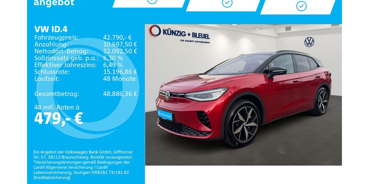 VW ID.4 18.373 km 41.990 &euro; Aschaffenburg 63741