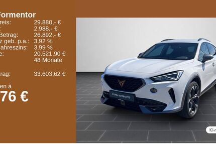 Cupra Formentor 31.113 km 29.880 &euro; Bingen / Rhein 55411