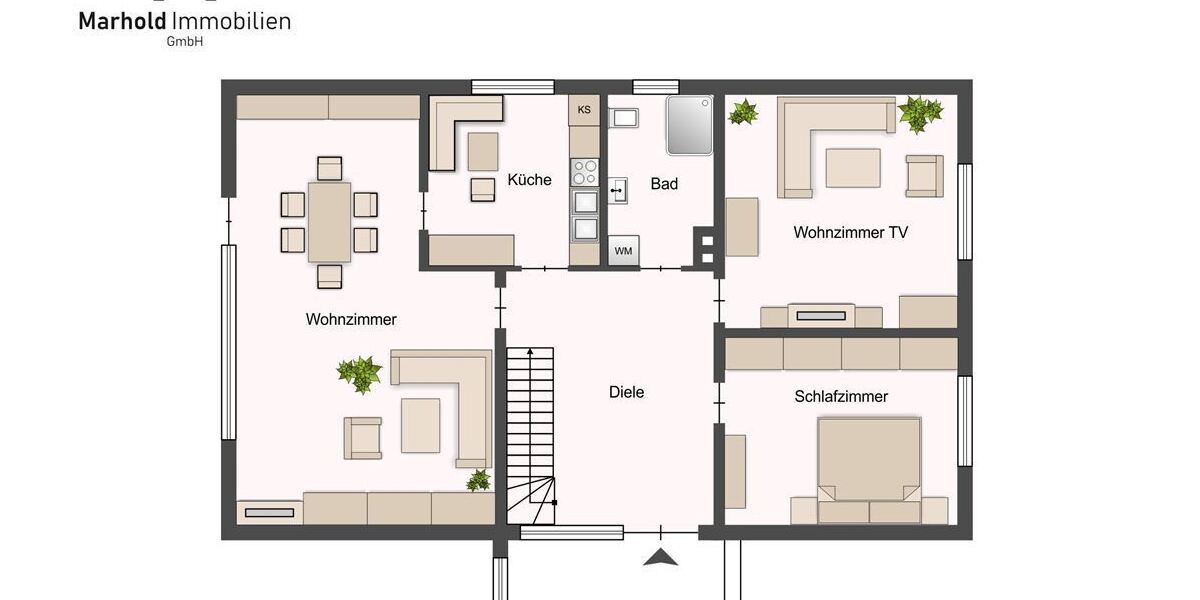 Interessantes Wohnhaus mit 2 Wohnungen, Nebengebäude und Grünland - Einfamilienhaus Stolzenau | Angebot:27142431