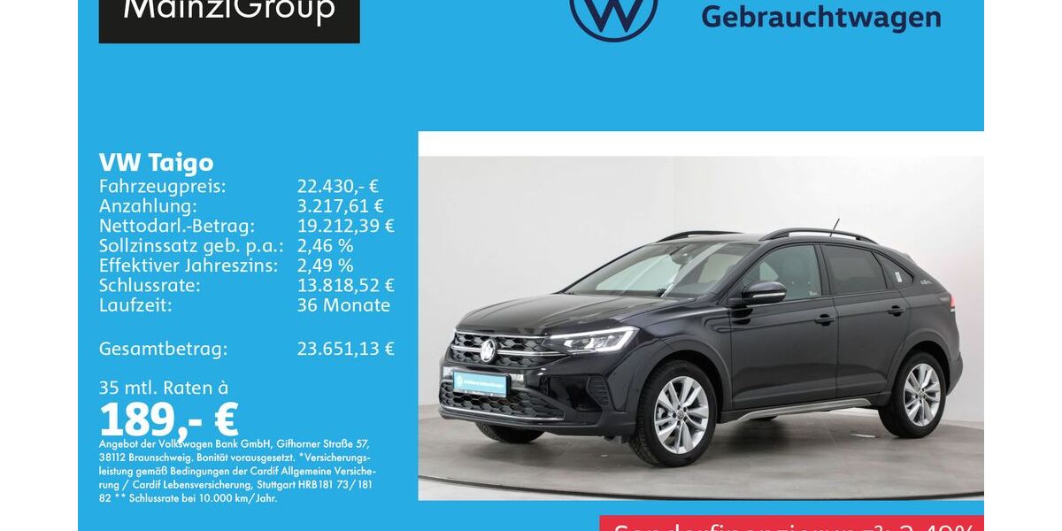 VW Taigo 24.800 km 21.960 &euro; Feldkirchen/Westerham 83620