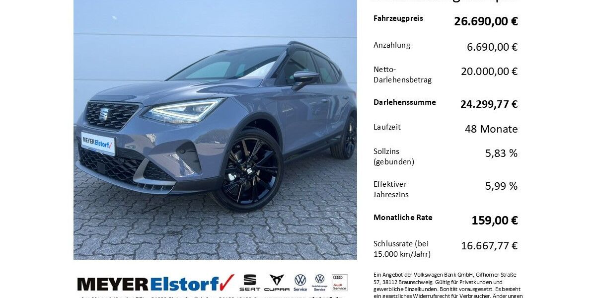 Seat Arona 2.500 km 26.690 &euro; Neu Wulmstorf 21629