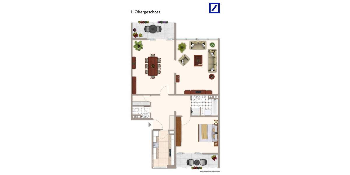 Etagenwohnung Bad Salzuflen Innenstadt - 3 Zimmer, 104 m&sup2;, 179.000&euro; | Angebot:26806463