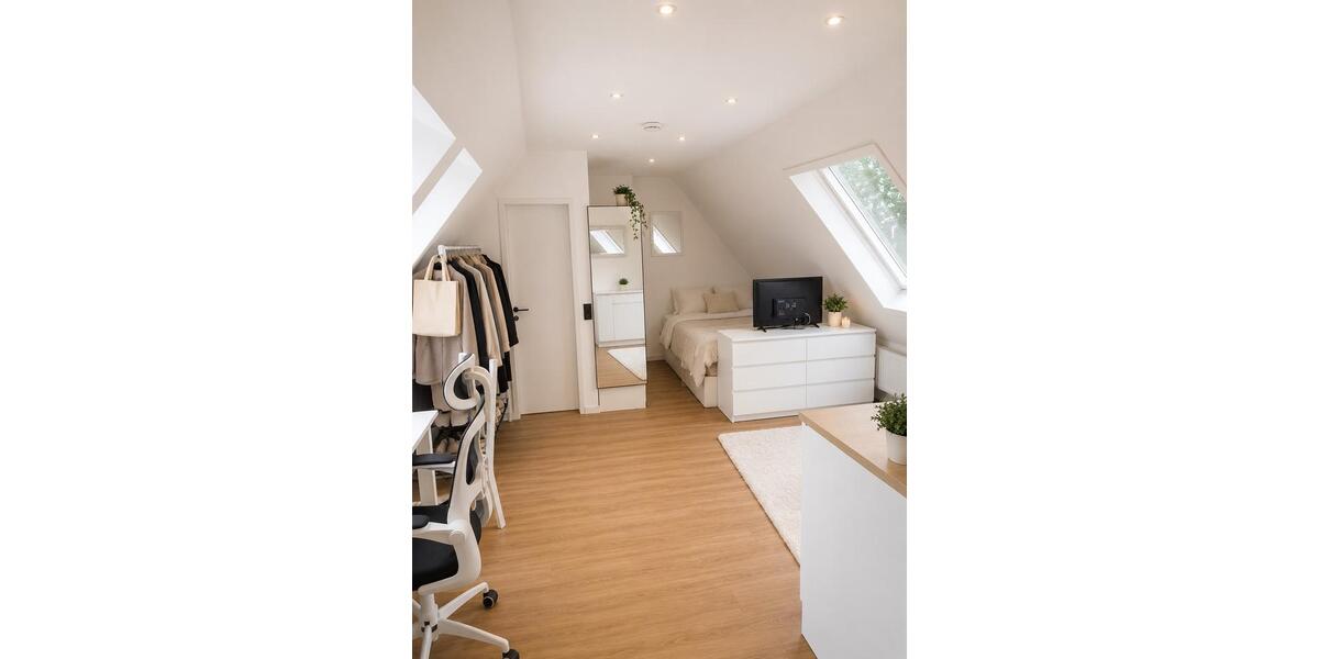 Dachgeschoßwohnung Münster Münster-Südost - 1 Zimmer, 34 m&sup2;, 600&euro; | Angebot:26646068
