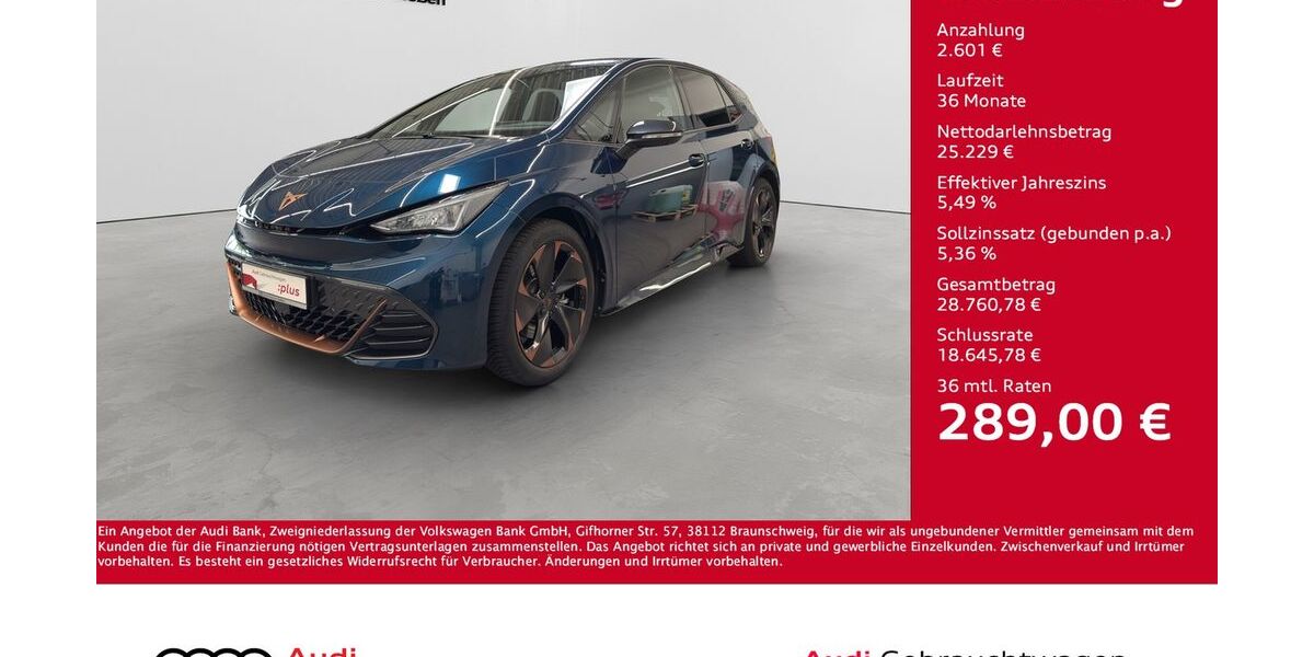 Cupra Born 22.050 km 27.830 &euro; Giessen 35394