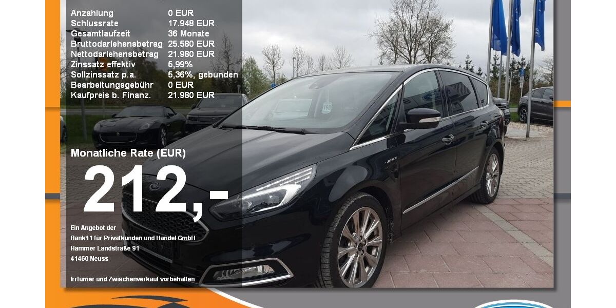 Ford S-Max 56.130 km 21.980 &euro; Neustadt / Donau 93333