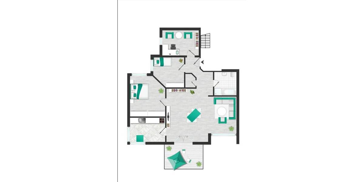 Etagenwohnung Bad Camberg - 4 Zimmer, 103 m&sup2;, 1.160&euro; | Angebot:26257553