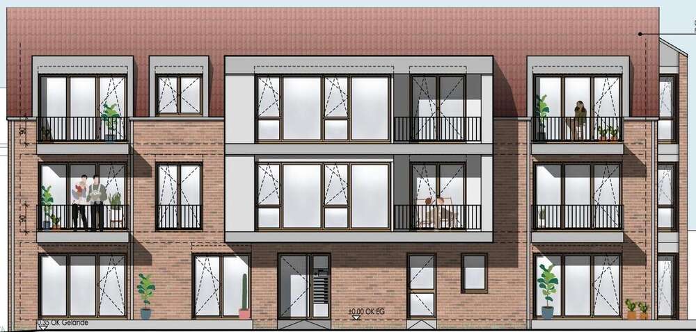 Etagenwohnung Nauen Berge - 2 Zimmer, 55 m&sup2;, 722&euro; | Angebot:26732448