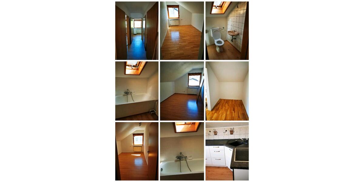 Dachgeschoßwohnung Allmersbach im Tal - 3 Zimmer, 65 m&sup2;, 700&euro; | Angebot:26300289