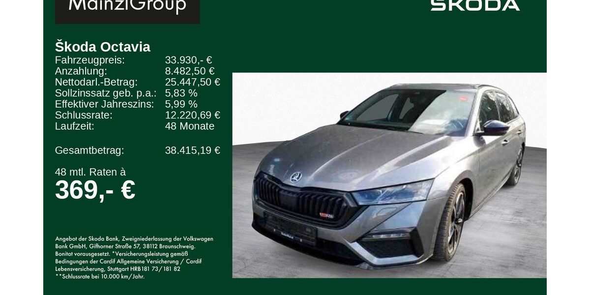 Skoda Octavia 49.950 km 33.930 &euro; Feldkirchen/Westerham 83620