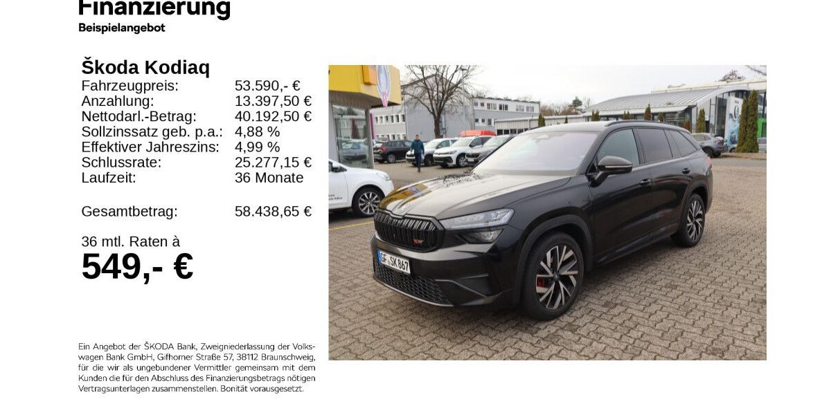 Skoda Kodiaq 8.000 km 53.290 &euro; Gifhorn 38518