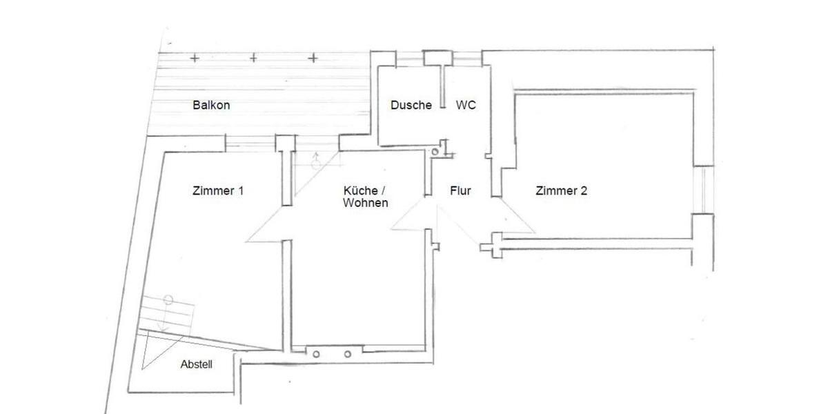 Dachgeschoßwohnung Eckernförde - 3 Zimmer, 64 m&sup2;, 980&euro; | Angebot:25428835