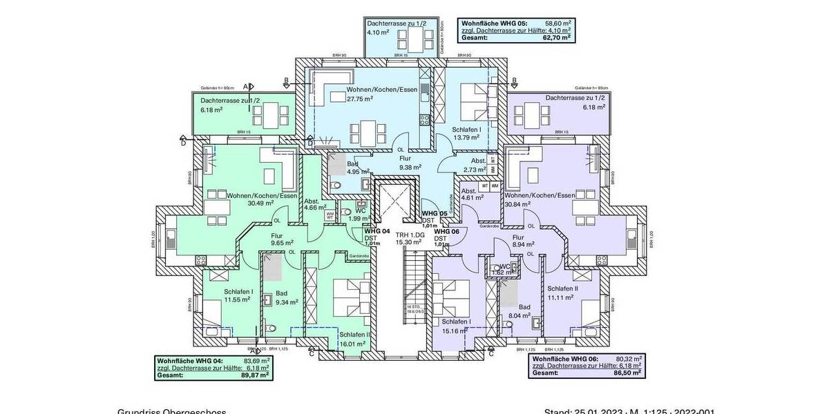 Etagenwohnung Stuhr Brinkum - 3 Zimmer, 95 m&sup2;, 364.000&euro; | Angebot:25685388