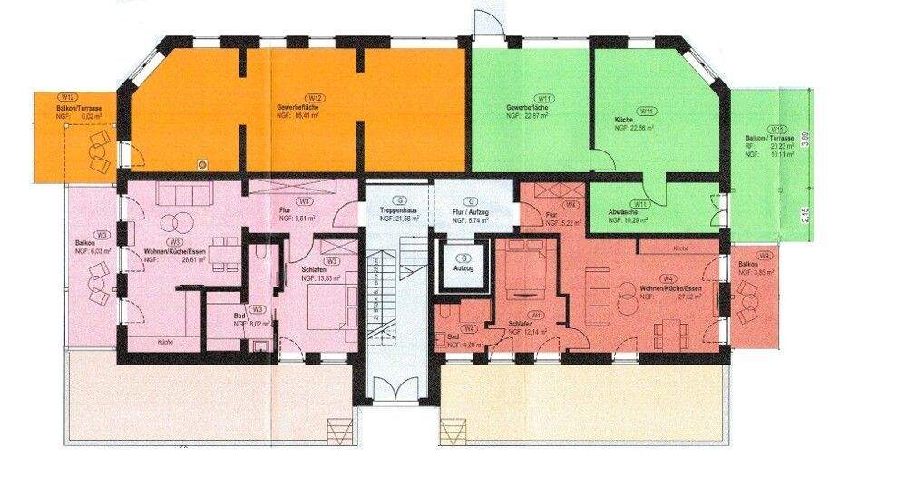 Etagenwohnung Binz - 2 Zimmer, 53 m&sup2;, 509.766&euro; | Angebot:25709784