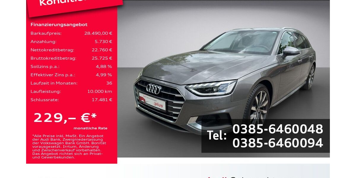 Audi A4 40.300 km 28.490 &euro; Schwerin 19061