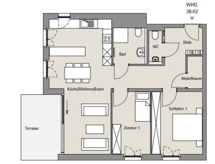 Genießen Sie den Abend auf Ihrer Terrasse... 3 zimmer