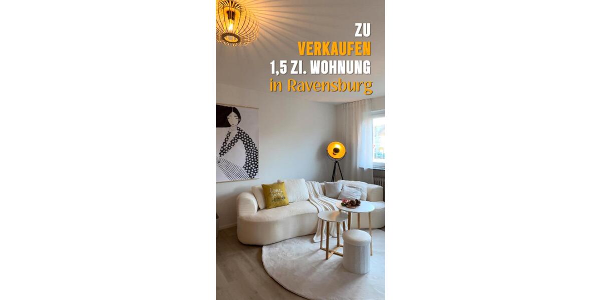 Hochparterre Ravensburg Eschach - 1.5 Zimmer, 56 m&sup2;, 259.000&euro; | Angebot:26972670