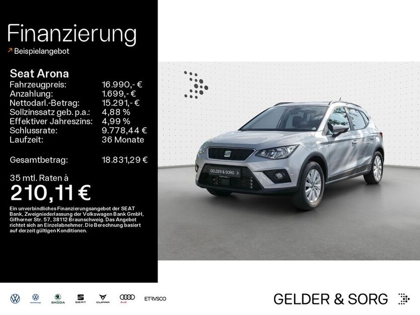 Seat Arona 46.386 km 16.990 € Haßfurt 97437