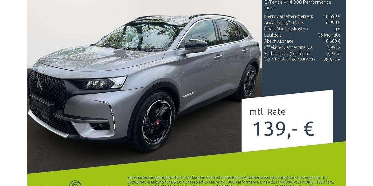 DS Automobiles DS 7 Crossback 66.400 km 25.550 &euro; Borken 46325
