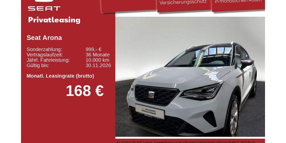 Seat Arona 7.140 km 26.430 &euro; Neu-Ulm 89231