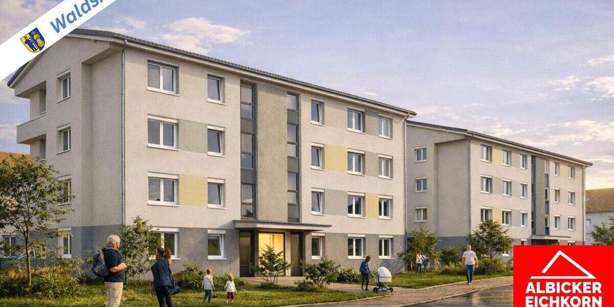 Etagenwohnung Waldshut-Tiengen Waldshut - 2 Zimmer, 59 m&sup2;, 289.100&euro; | Angebot:25744835