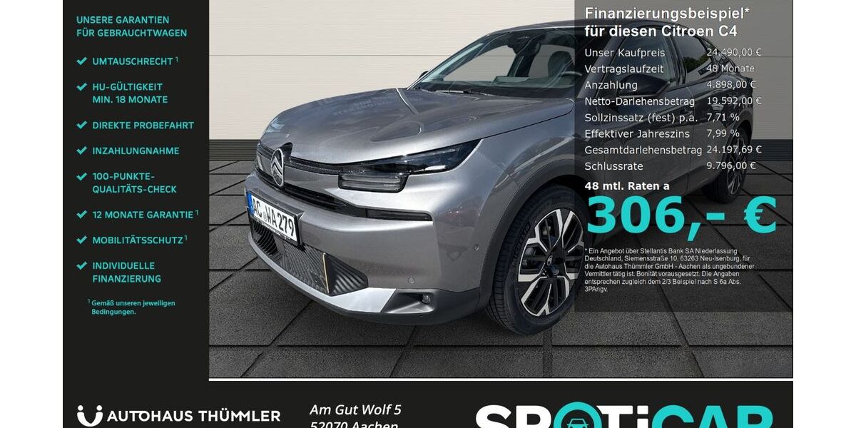 Citroen C4 5.000 km 23.490 € Aachen 52070