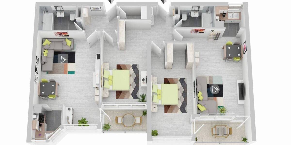 Etagenwohnung Reinbek - 4 Zimmer, 110 m&sup2;, 340.000&euro; | Angebot:26191046