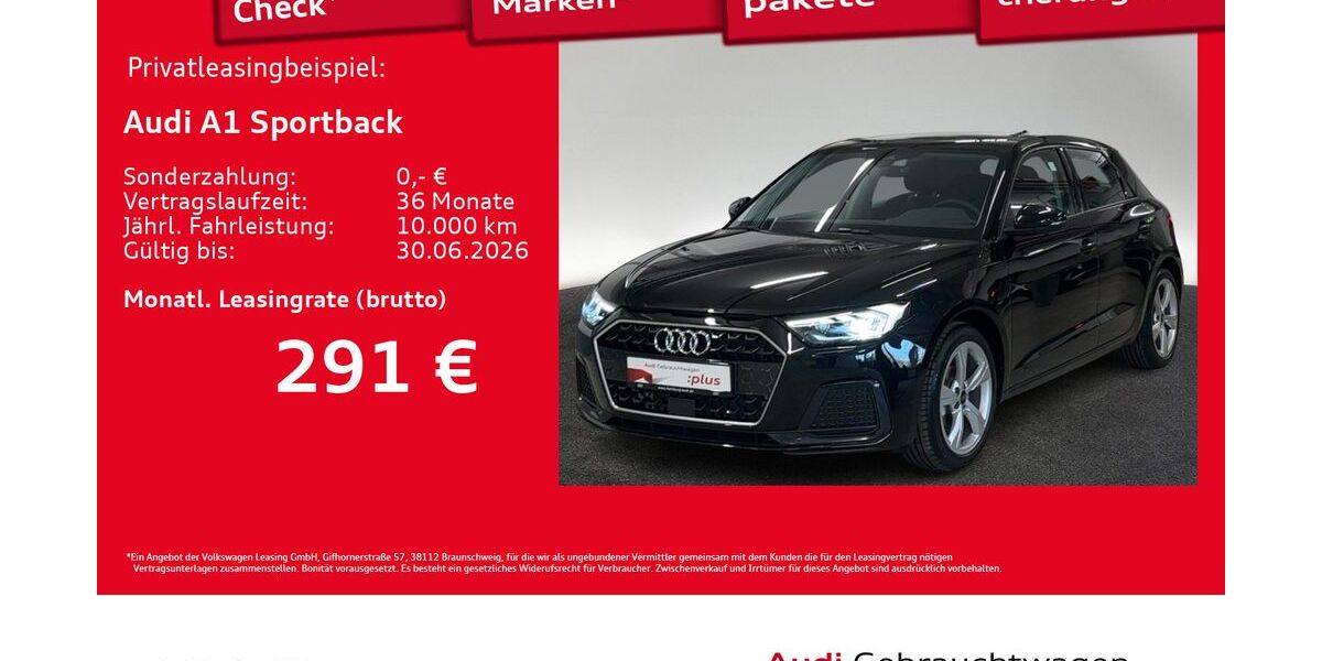 Audi A1 1.028 km 24.770 &euro; Hamburg 20537