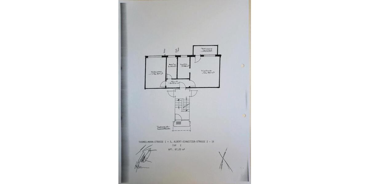 Etagenwohnung Kissing - 2 Zimmer, 67 m&sup2;, 289.000&euro; | Angebot:25274855