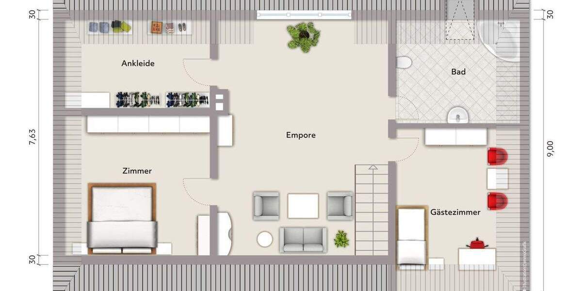 Einfamilienhaus Hamburg Wohldorf-Ohlstedt - 5 Zimmer, 165 m&sup2;, 2.390&euro; | Angebot:25566483