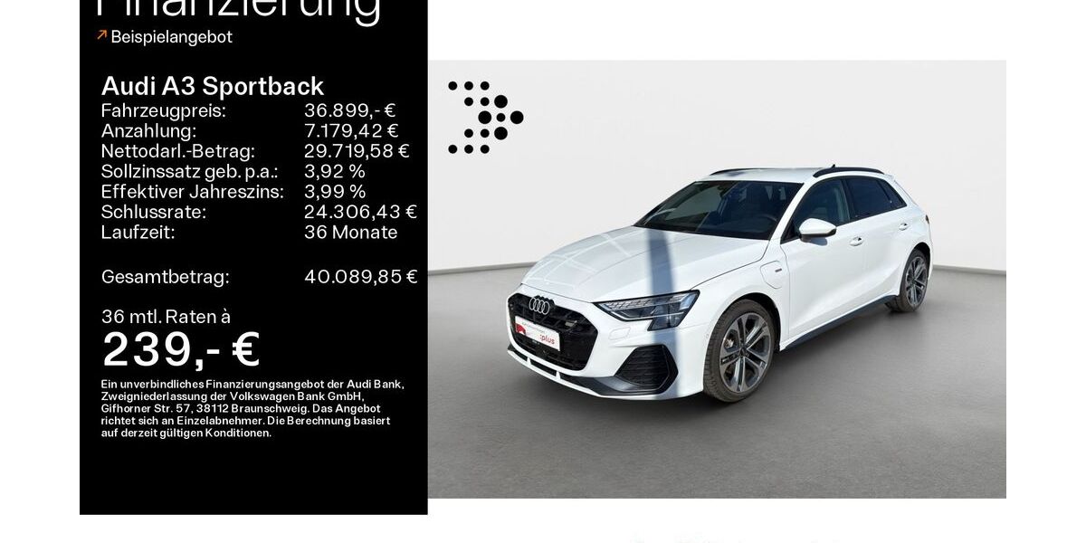 Audi A3 7.300 km 36.899 &euro; Büdingen-Düdelsheim 63654