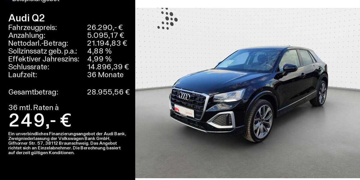 Audi Q2 17.358 km 26.290 &euro; Bad Nauheim 61231