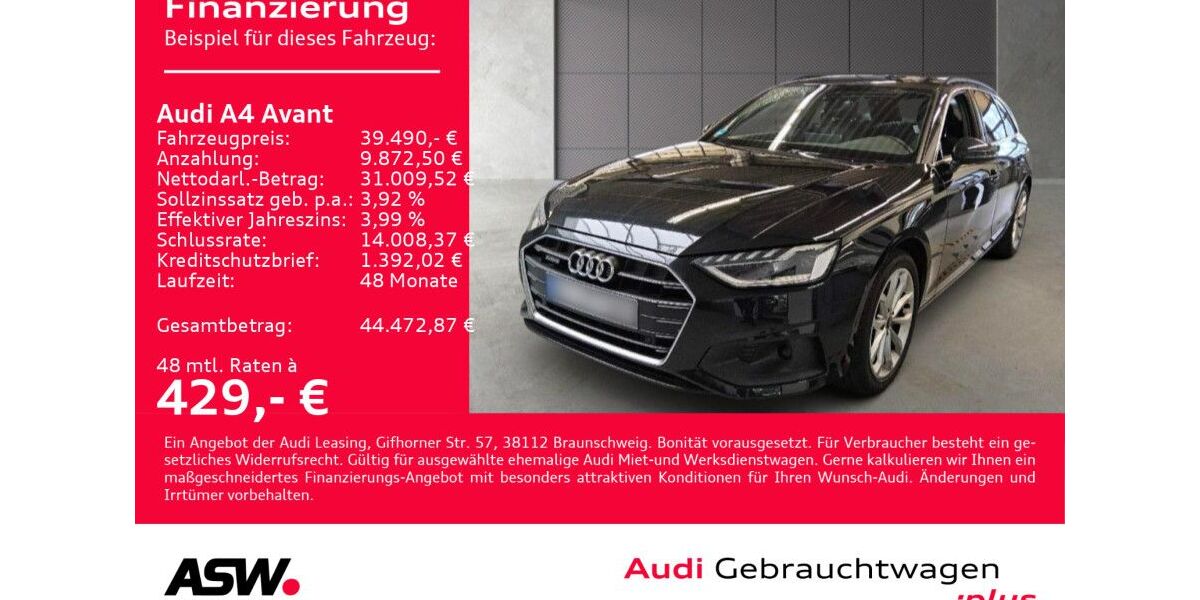 Audi A4 26.100 km 39.490 &euro; Heilbronn 74074