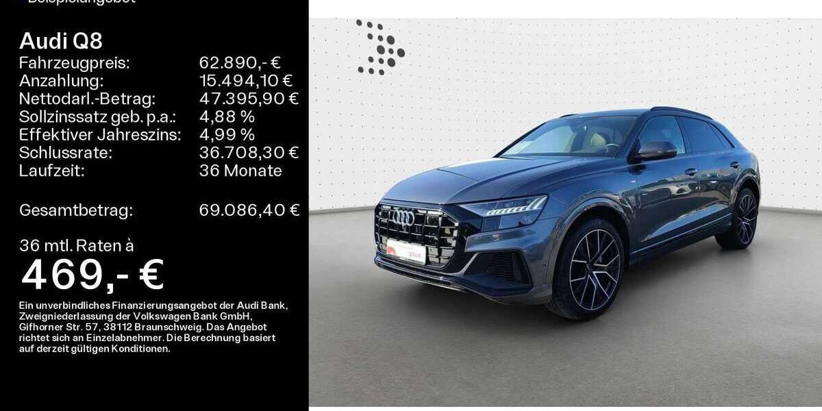 Audi Q8 48.351 km 62.890 € Königstein-TS 61462