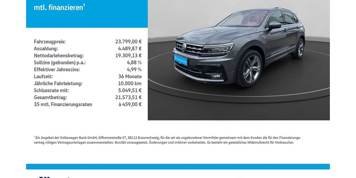 VW Tiguan 118.100 km 23.799 &euro; Leinefelde-Worbis/DE 37327