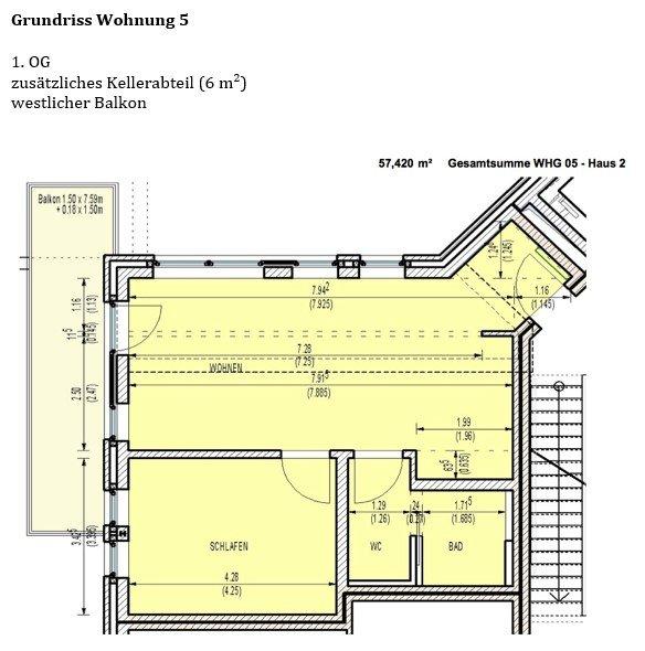 Etagenwohnung Bad Zwischenahn - 2 Zimmer, 58 m&sup2;, 750&euro; | Angebot:26305626