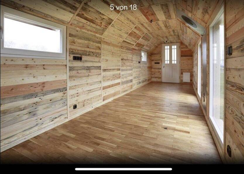 Tinyhaus Naturgrundstück 1652qm Landschaftsschutzgebiet ca90Min.von Berlin 1Nachbar Nebengebäude