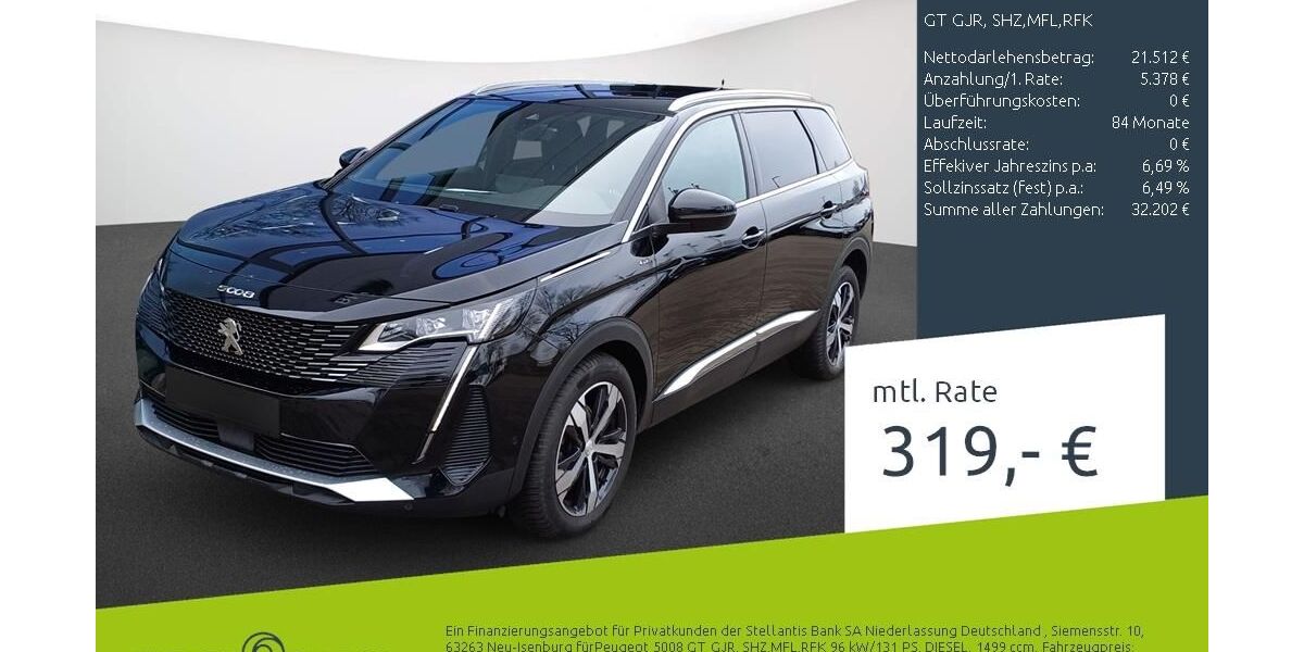 Peugeot 5008 49.886 km 26.370 &euro; Borken 46325