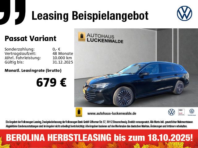 VW Passat Variant 1.500 km 50.888 € Luckenwalde 14943