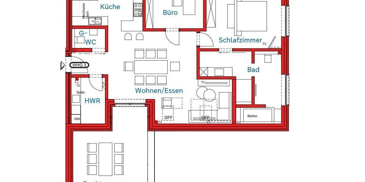 Etagenwohnung Werlte - 3 Zimmer, 128 m&sup2;, 448.000&euro; | Angebot:25736960