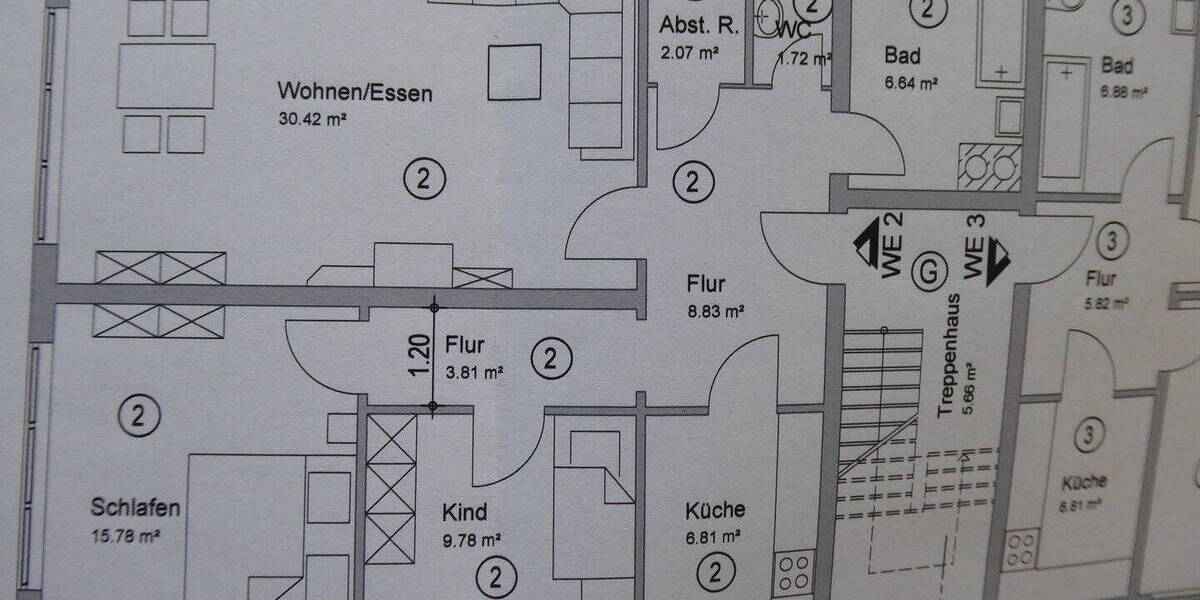 Etagenwohnung Wahlstedt - 3 Zimmer, 85 m&sup2;, 175.000&euro; | Angebot:26302339